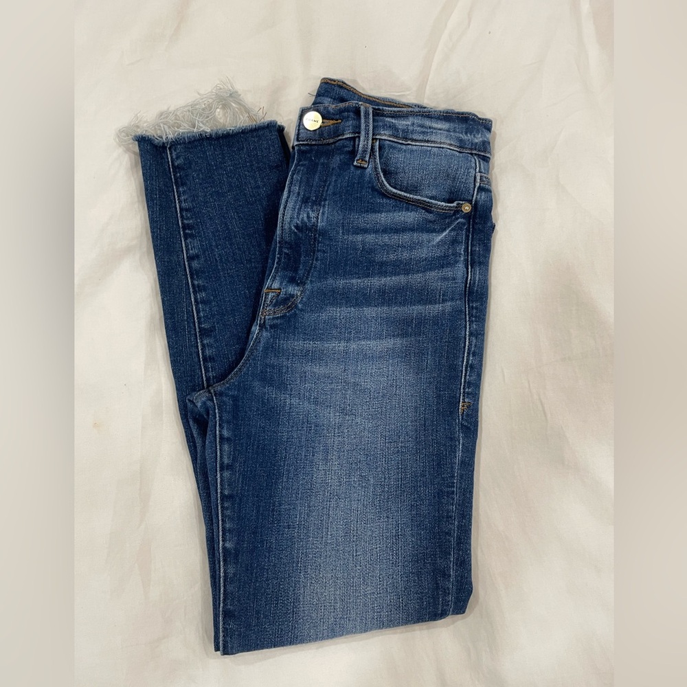 FRAME Ali High Rise Cigarette Jeans Size 27